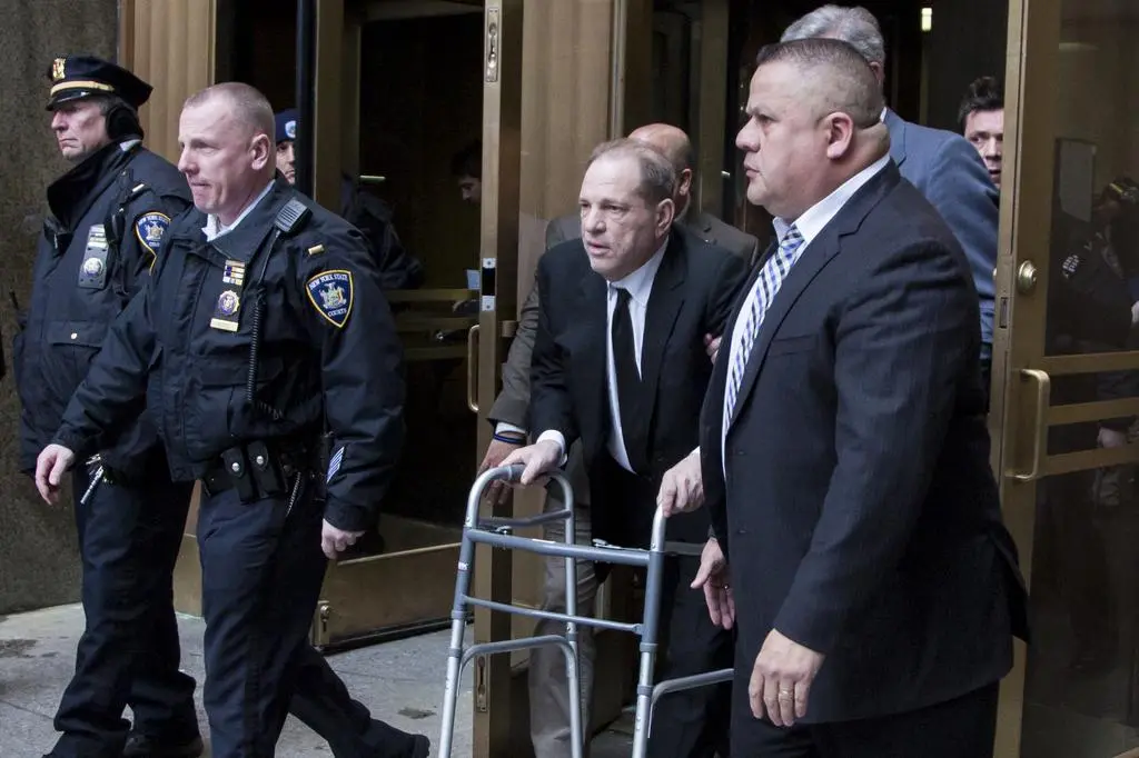 Harvey Weinstein w dniu rozpoczęcia procesu. Styczeń 2020 roku