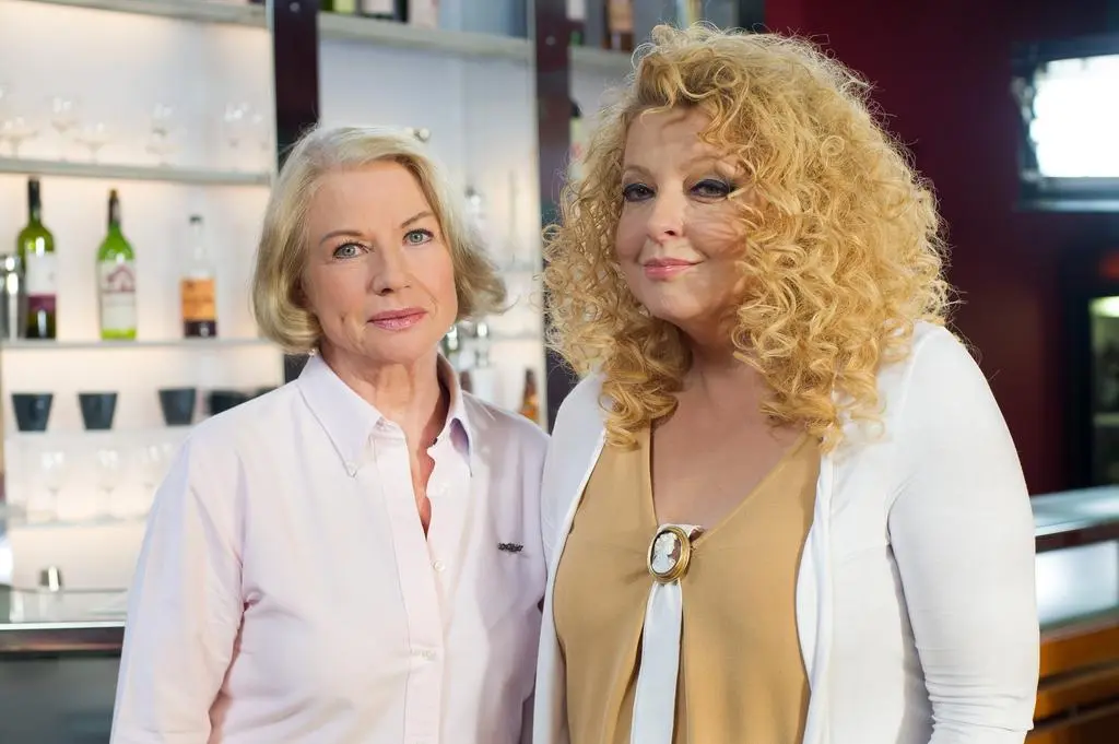 Maria Zięba z "Na Wspólnej" i Magda Gessler