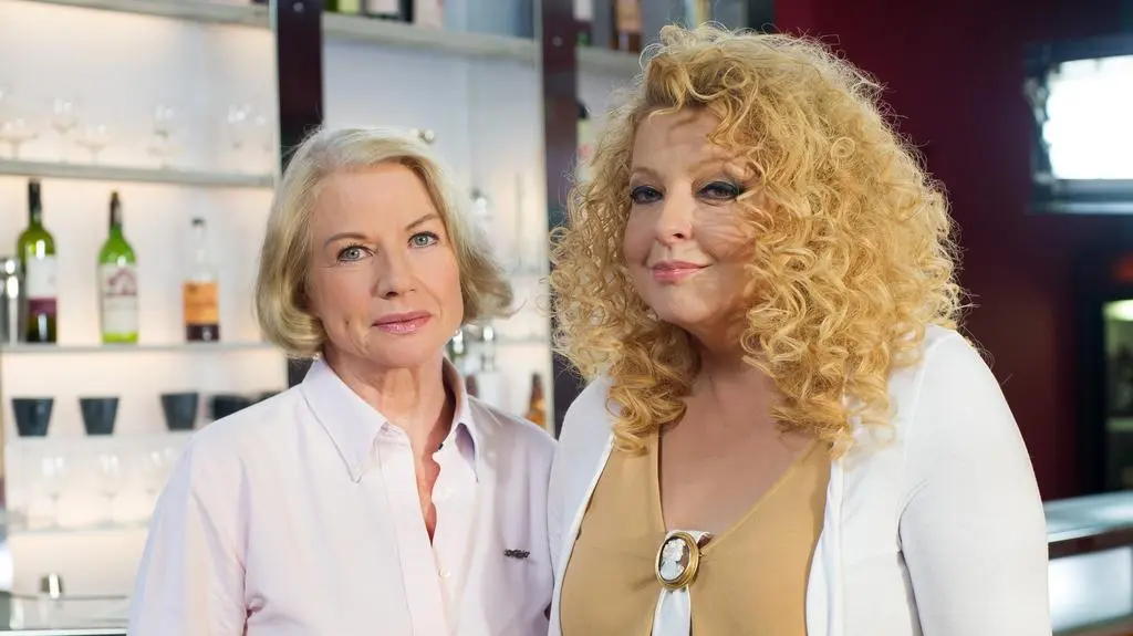 Maria Zięba z "Na Wspólnej" i Magda Gessler
