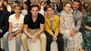 David Beckham z dziećmi
