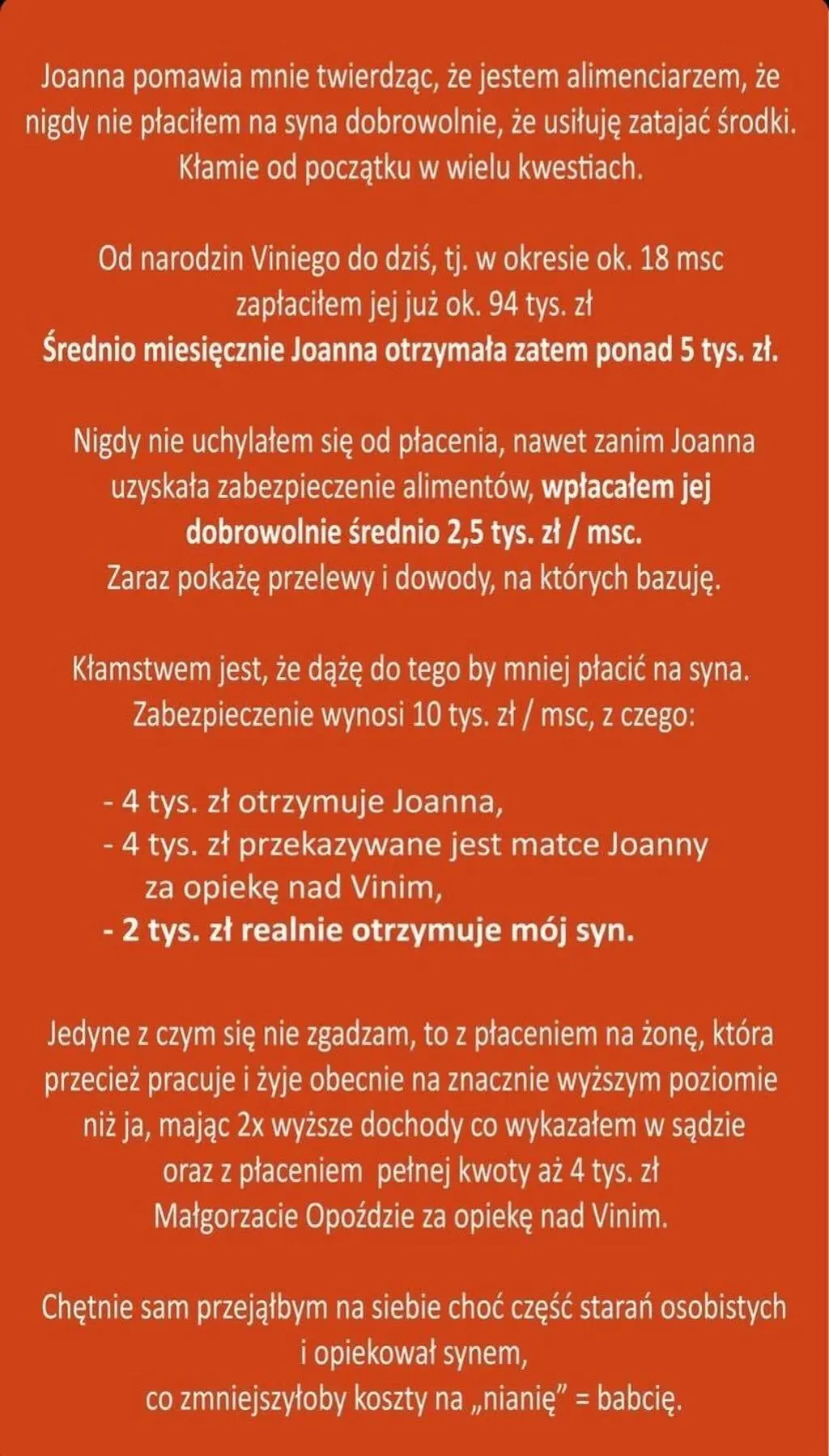Oświadczenie Antoniego Królikowskiego cz. 2