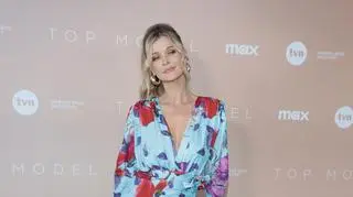 Joanna Krupa na spotkaniu prasowym "Top Model"