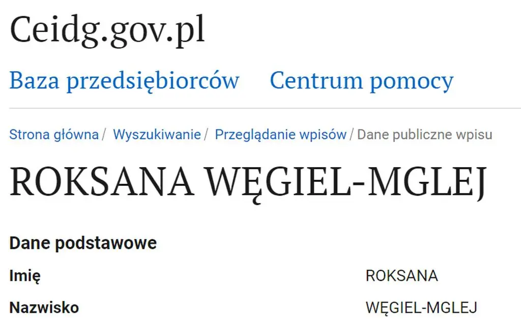 Roksana Węgiel-Mglej
