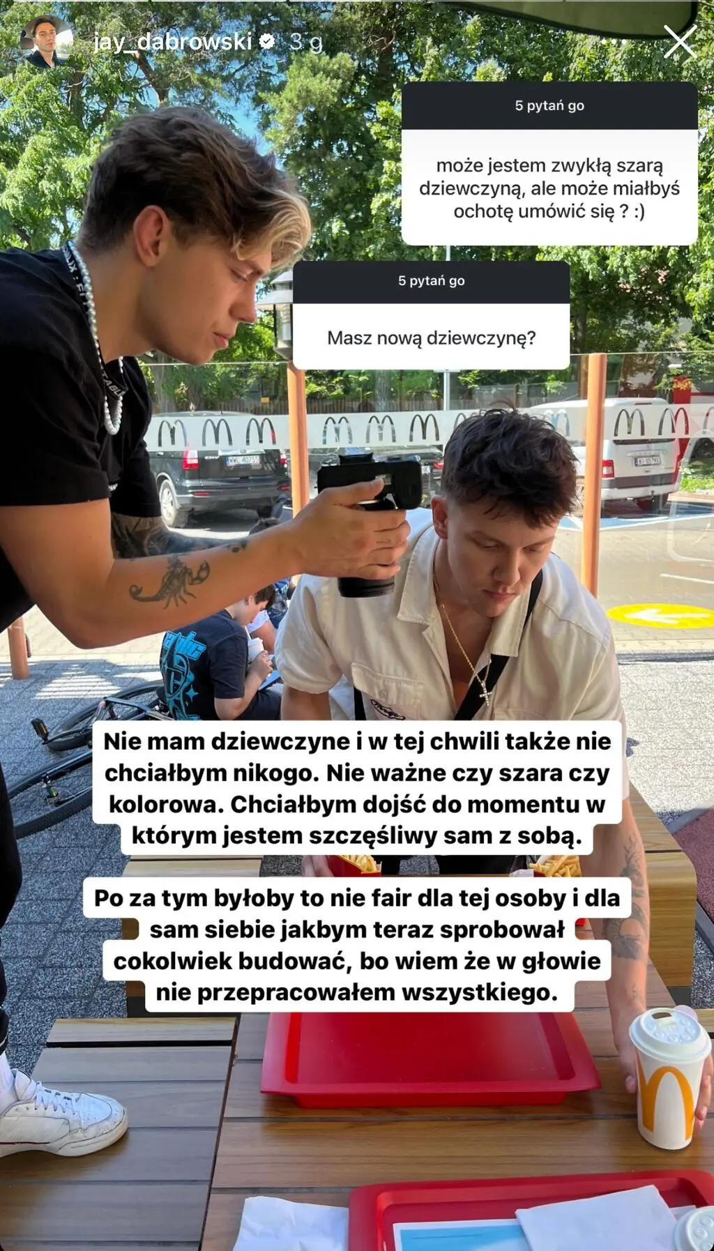 Jeremiah "Jay" Dąbrowski o randkowaniu