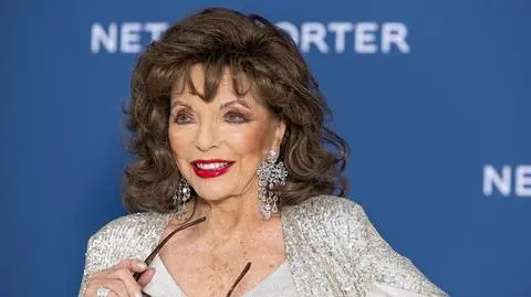 91-letnia Joan Collins pozuje z młodszym o 32 lata mężem. "Jest sobotnia noc, a ja czuję gorączkę!"