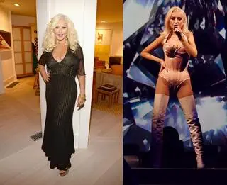 Christina Aguilera kiedyś i dziś