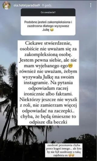 Ola z "HP" odpowiada Julii