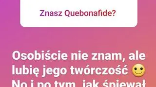 Quebonafide rapował o pizzerii ojca Julki ze "ŚOPW"
