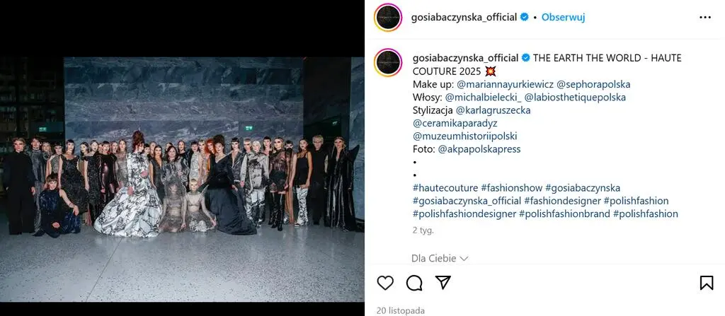 Pokaz Gosi Baczyńskiej