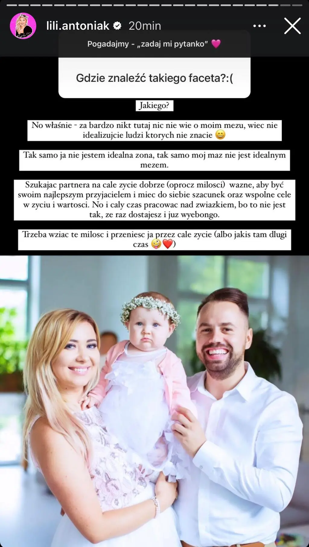 Agnieszka "Lili" Antoniak z "Gogglebox. Przed telewizorem" - relacja na Instagramie