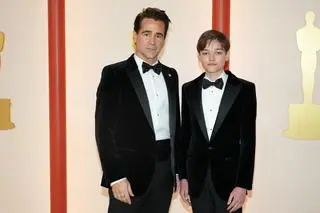 Oscary 2023. Colin Farrell z synem Henrym Tadeuszem