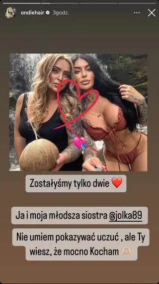 Anna Renusz z siostrą