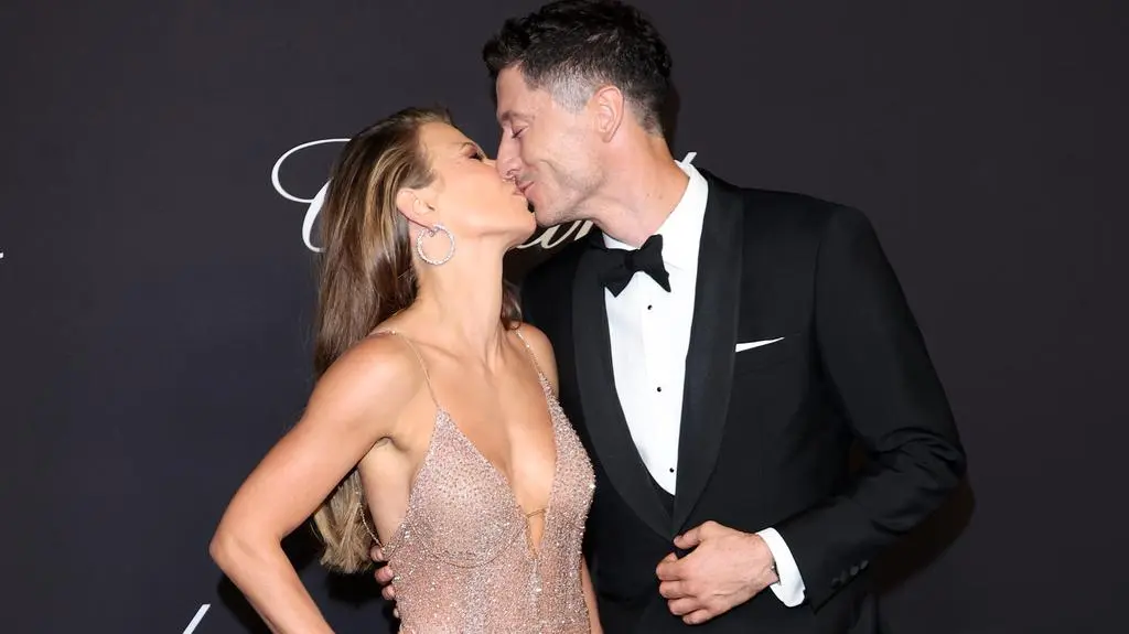 Anna i Robert Lewandowscy w Cannes