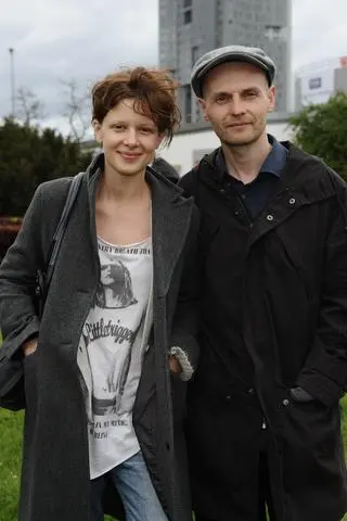 Karolina Gruszka z mężem Iwanem Wyrypajewem