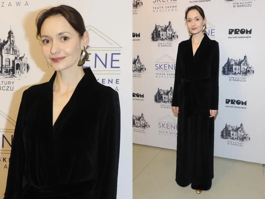 Joanna Osyda podczas premiery sztuki  "(Nie) Wszystko Ci Oddam"