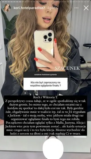 Kori o relacji z Wiktorią