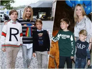 Małgorzata Rozenek-Majdan z dziećmi