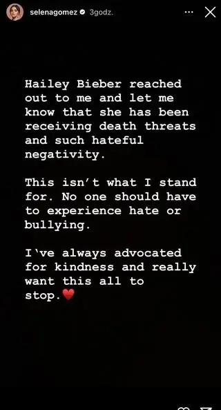 Selena Gomez wydała oświadczenie