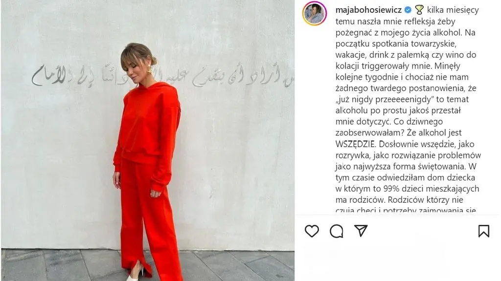 Post z Instagrama Mai Bohosiewicz 