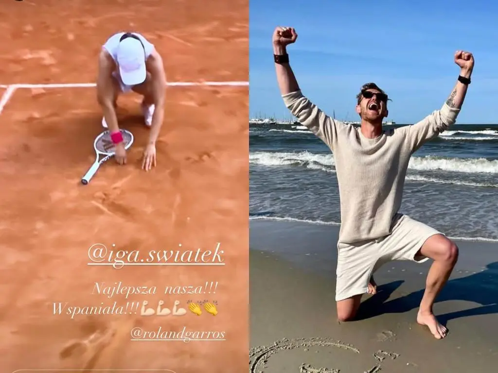 Małgorzata Kożuchowska i Damian Michałowski podzielili się w sieci zdjęciami związanymi z wygraną sportsmenki 