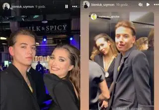 Szymon Bieniuk na pokazie mody