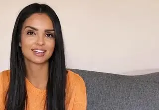 Klaudia El Dursi pozuje na tle zimowego krajobrazu w bieliźnie. Fani: "Odwilż za 3...2...1"