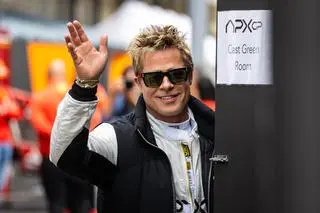 Brad Pitt na wyścigach F1