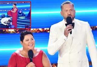 Dorota Wellman rozbawiła publiczność w Sopocie. Nie gryzła się w język, odpowiadając Marcinowi Prokopowi 