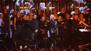 aria Zawiałow na koncercie charytatywnym TVN "Razem z Ukrainą"