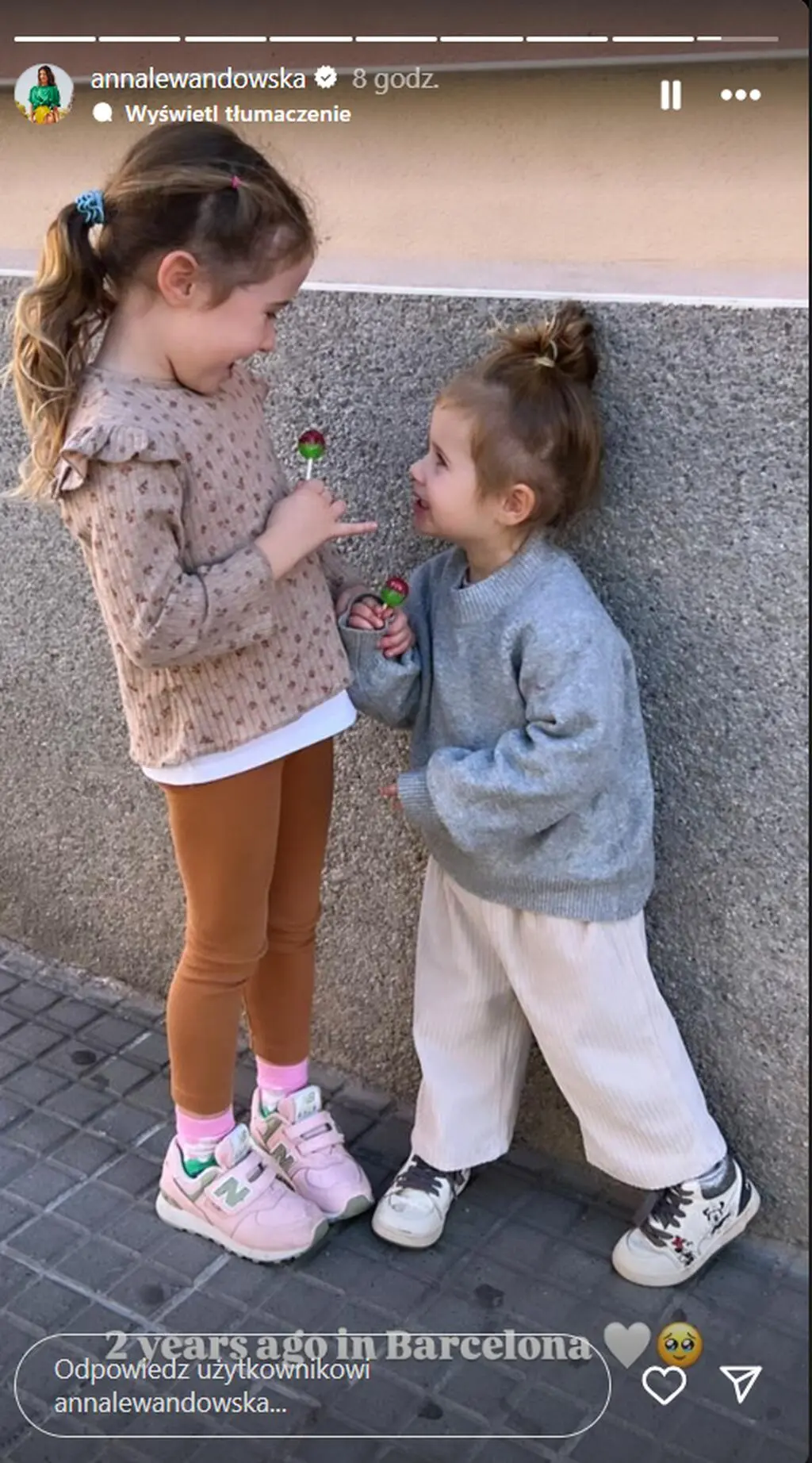 Anna Lewandowska pokazała córki 