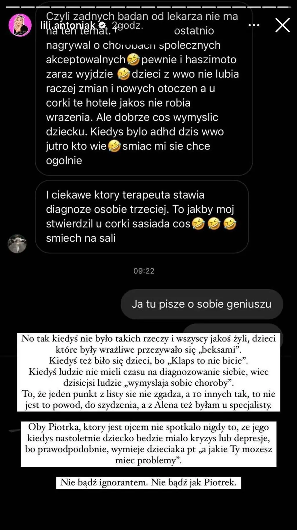 Lili Antoniak o WWO