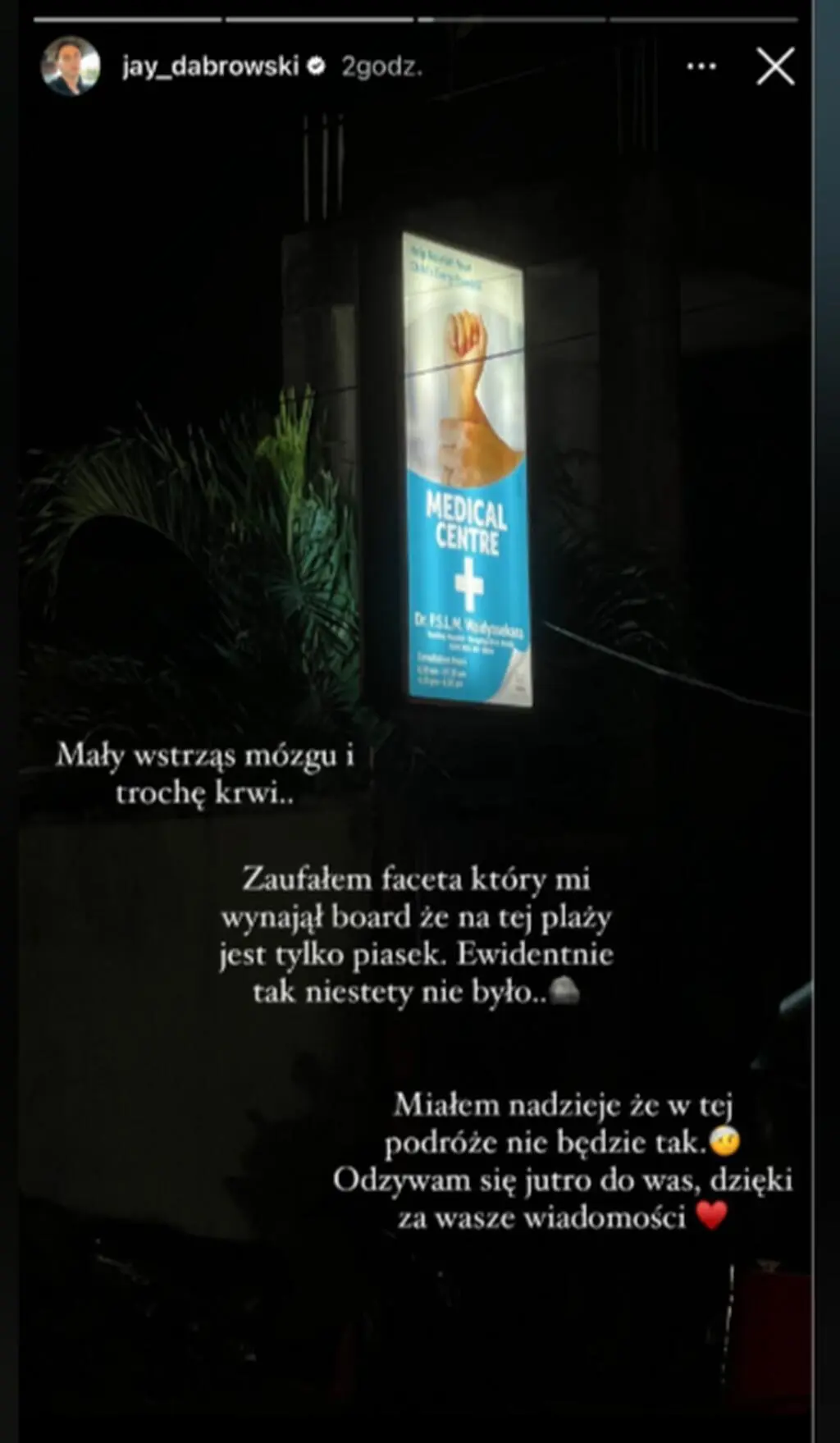 Jay z "Hotelu Paradise" miał wypadek