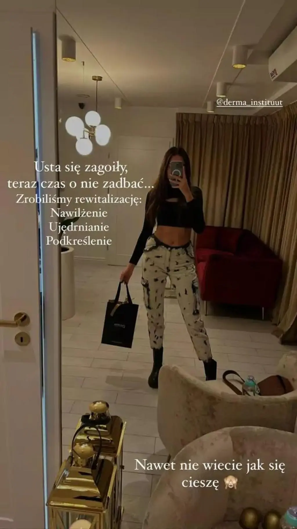 Klaudia Nieścior cofnęła zabieg powiększania ust