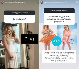 Agata Karabela z "Kanapowczyń" o aktualnej wadze