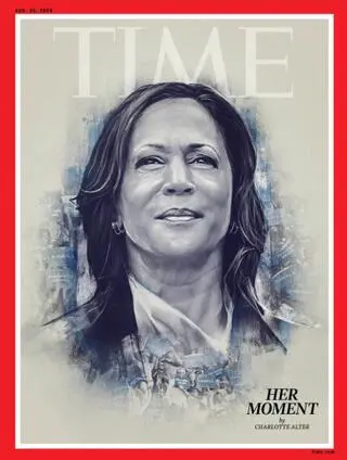 Kamala Harris na okładce magazynu "Time"