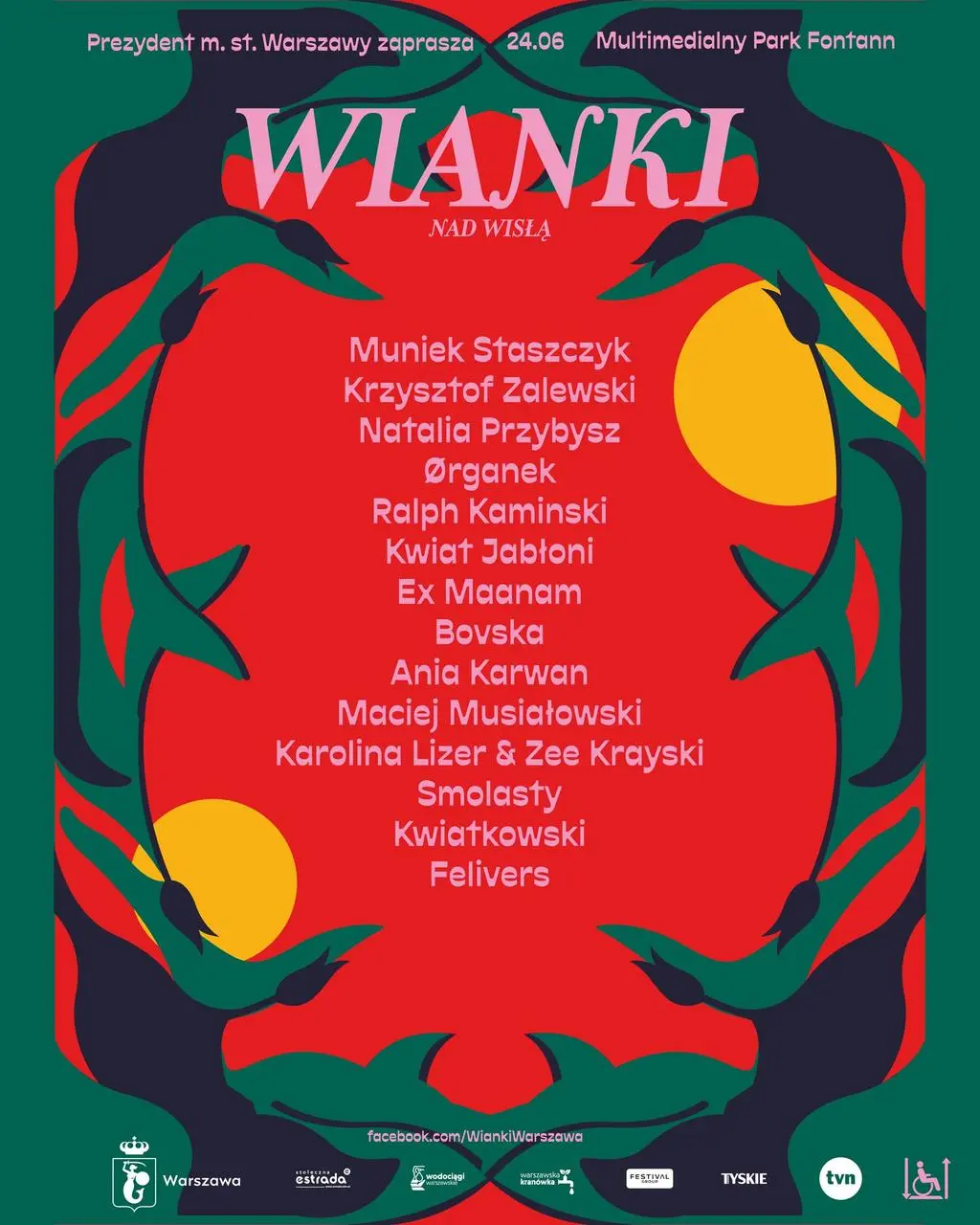 Wianki nad Wisłą 2023 – plakat