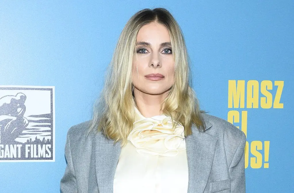 Katarzyna Zawadzka na premierze filmu "Masz ci los!"