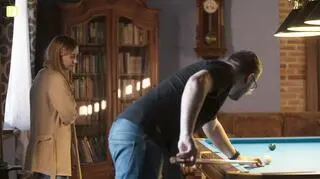 "Ślub od pierwszego wejrzenia". Dorota irytuje się na Piotra podczas gry w bilard 