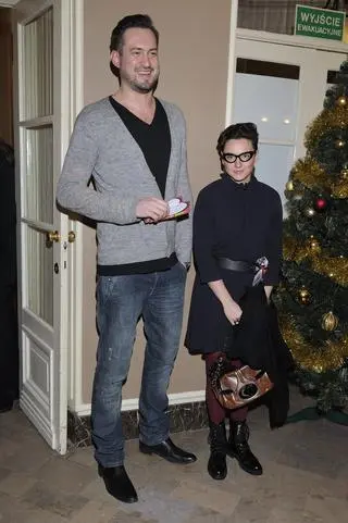 Marcin Prokop z żoną