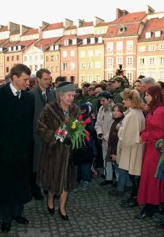 Elżbieta II w Warszawie w 1996 roku