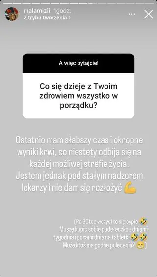 Agnieszka Miezianko ze "Ślubu od pierwszego wejrzenia" o zdrowiu