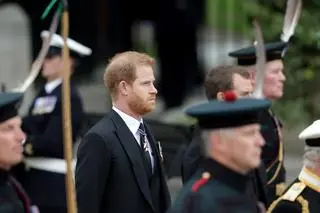 Pogrzeb Elżbiety II: książę Harry