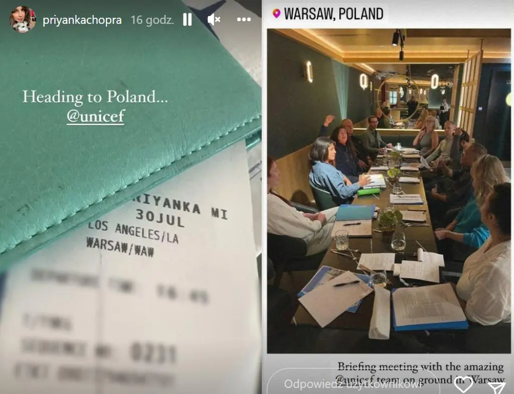 Priyanka Chopra przyleciała do Polski
