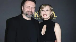 Izabela Kuna z mężem