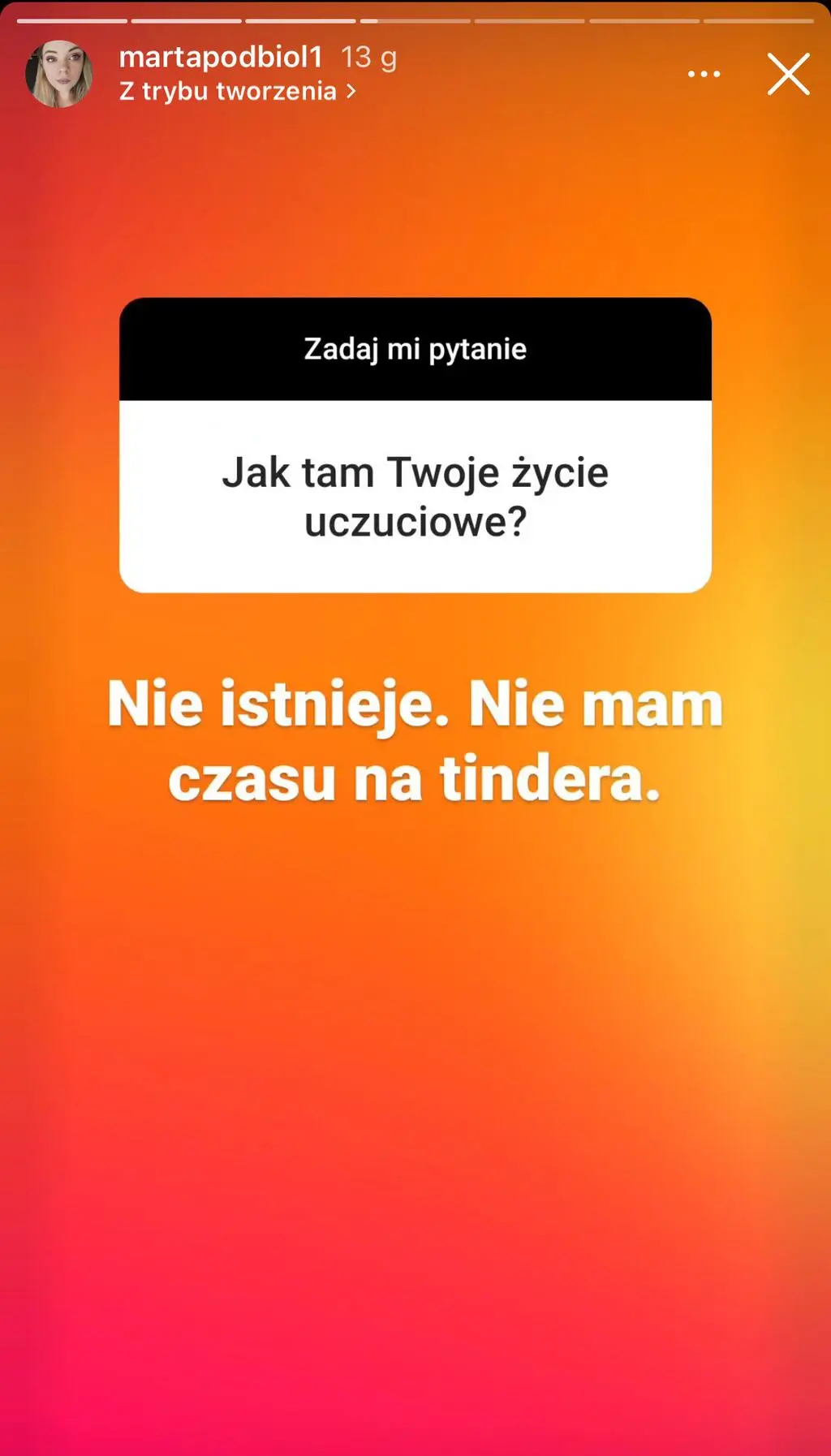 Marta Podbioł ze "Ślubu od pierwszego wejrzenia" o życiu uczuciowym