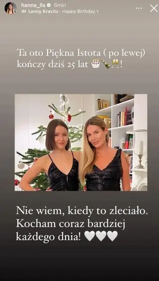 Hanna Lis z córką Julią