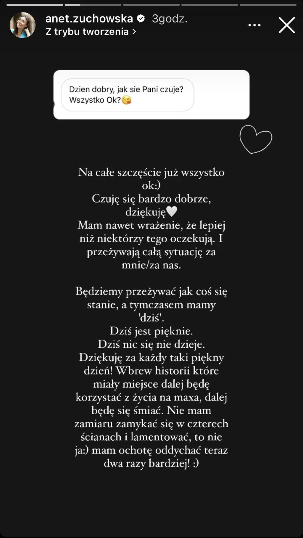 Aneta Żuchowska ze "ŚOPW" była w szpitalu
