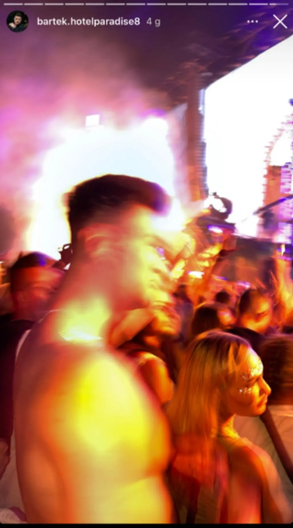 Bartek pokazał zdjęcie z festiwalu