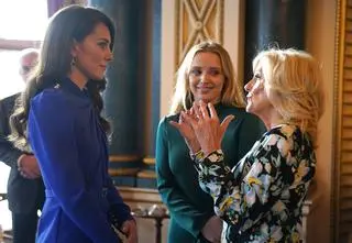 Kate Middleton zachwyciła świat na przyjęciu. U jej boku, dawno niewidziana księżna Monako