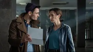 Aleksandra Popławska i Bartosz Gelner w "Szadzi"